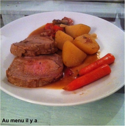 [Recette] Noix de veau aux petits légumes