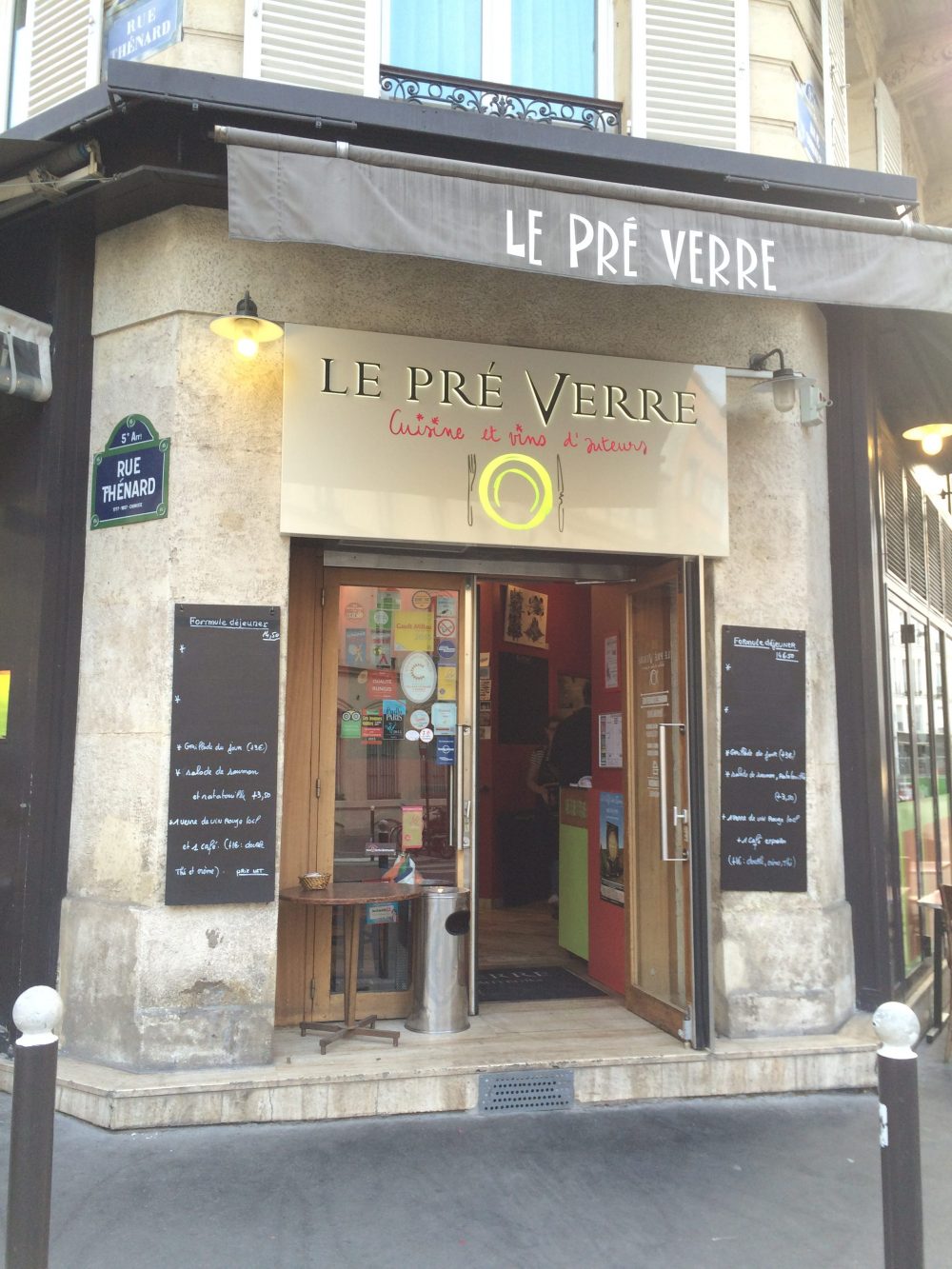 [Restaurant] Le pré verre, Néo-bistrot – Paris 05